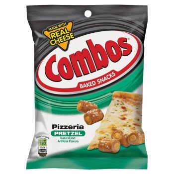 Combos MMM42006 Pizzeria Snacks, Pizza Flavor, 6.3 oz Bag