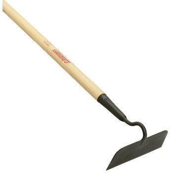 Razor-Back 70110 Meadow and Blackland Hoe with Wood Handle, 7 in W Blade, 3-1/2 in L Blade, Steel Blade, Hardwood Handle