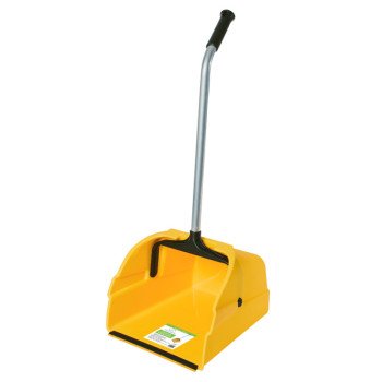 Simple Spaces 8497 Jumbo Lobby Dustpan, 23 in L, 12 in W, Metal/Plastic/Polypropylene