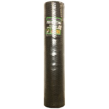 Jackson Wire 12 01 46 29 Poultry Hex Netting, 150 ft L, 48 in W, 20 Gauge, Hexagonal Mesh, 1 in Mesh, Galvanized