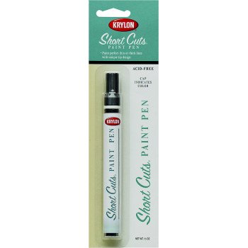 Krylon Short Cuts KSCP901 Paint Pen, Chisel Tip, Gold Leaf