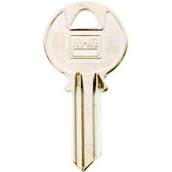 Hy-Ko 11010Y220 Key Blank, Brass, Nickel, For: Yale Cabinet, House Locks and Padlocks