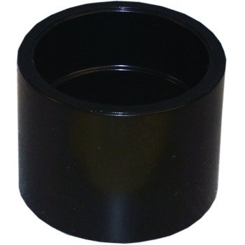 Canplas 103001RBC Repair Pipe Coupling, 1-1/2 in, Hub, ABS, Black, 40 Schedule