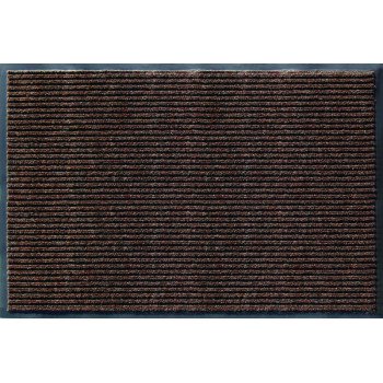 Apache Mills Enviroback AP043-4076E Door Mat, 27 in L, 18 in W, Rectangular, Cocoa Brown