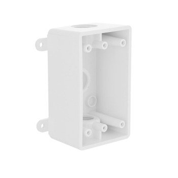 Bell Outdoor PSB37550WH Weatherproof Box, 3.81 in W, 2 in D, 4.6 in H, NEMA 3R, PVC, White