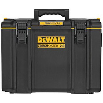 DEWALT ToughSystem 2.0 Series DWST08400 Extra Large Tool Box, 110 lb, Plastic, Black