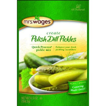 Mrs. Wages W623-J7425 Polish Dill Pickle Mix, 6.5 oz Pouch