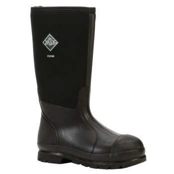 Muck CHORE HI Series CHH-000A-BL-110 Boots, 11, Black, Rubber Upper