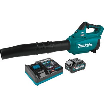 Makita GBU01M1 Blower Kit, 4 Ah, 40 V, Lithium-Ion, 565 cfm Air, 35 min Run Time