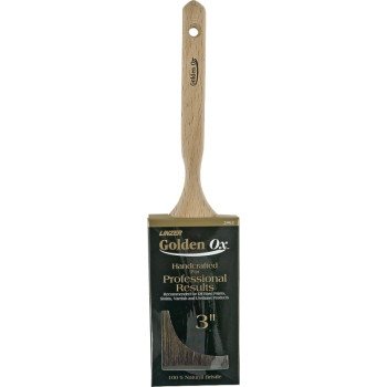 Linzer WC 2462-3 Paint Brush, 3 in W, 3 in L Bristle, Very Fine China Bristle, Flat Sash Handle