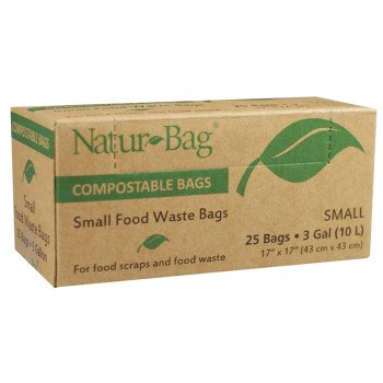 Natur-Tec NT1075-RTL-00004 Trash Bag, 3 gal