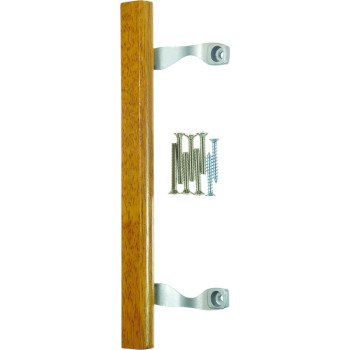 Wright Products V1147H Door Pull, Aluminum/Oak