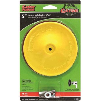 Gator 3050 Sanding Disc Kit, 5 in Dia, 1/4 in Arbor, Zirconium Oxide Abrasive