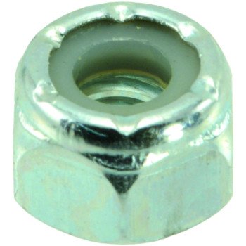 Midwest Fastener 03649 Lock Nut, Coarse Thread, 1/4-20 Thread, Nylon, Zinc