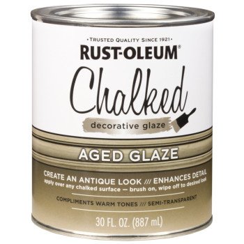 Rust-Oleum 315881 Chalk Spray Paint, Satin Chalky, Brown, 30 oz