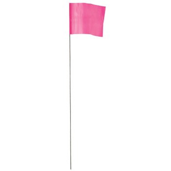 Empire 78-003 Stake Flag, 21 in L, Pink, Plastic/Steel