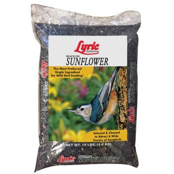 Lyric 2647277 Bird Seed, Sunflower, 10 lb Bag