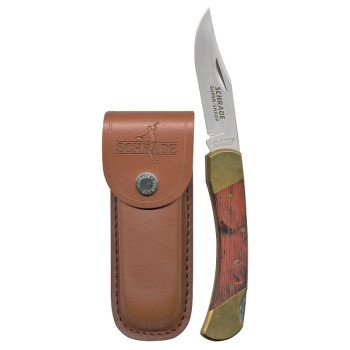 Uncle Henry LB7 Folding Pocket Knife, 3.7 in L Blade, 7Cr17 High Carbon Stainless Steel Blade, 1-Blade