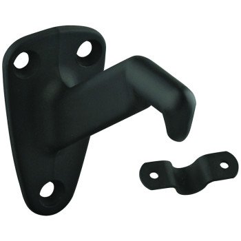 National Hardware N330-738 Handrail Bracket with Strap, 250 lb, Die-Cast Zinc, Oil-Rubbed Bronze