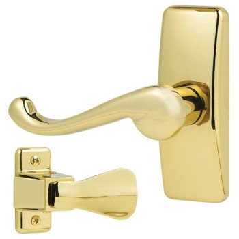 SKGLWBB BRASS HANDLE DOOR SET 