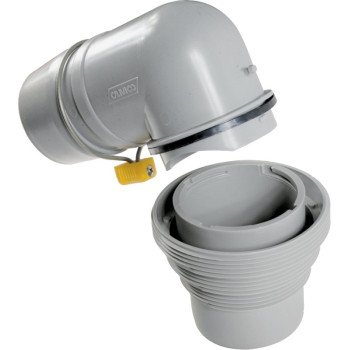 Camco USA Easy Slip 39144 Hose Adapter, Threaded, Gray