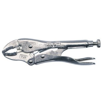 Irwin Original Series 0702L3 Locking Plier, 7 in OAL, 1-1/2 in Jaw Opening, Plain-Grip Handle, 3/8 in W Jaw