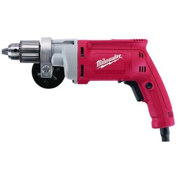 Milwaukee 0299-20 Electric Drill, 8 A, 1/2 in Chuck, Keyed Chuck, 8 ft L Cord