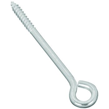 National Hardware N220-673 Lag Screw Eye, 1-1/2 in L Thread, 5 in OAL, 120 lb Working Load, Steel, Zinc