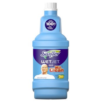 Swiffer WetJet 56592 Anti-Bacterial Solution Refill, 1.25 L Bottle, Liquid, Fresh Citrus, Clear