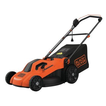 Black+Decker BEMW213 Electric Lawn Mower, 13 A, 120 V, 20 in W Cutting, Winged Blade, 20 in L Cord