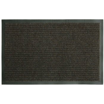 Fanmats 58806 Boot/Shoe Scraper Mat, 36 in L, 24 in W, Parquet Pattern, Olefin Surface, Brown