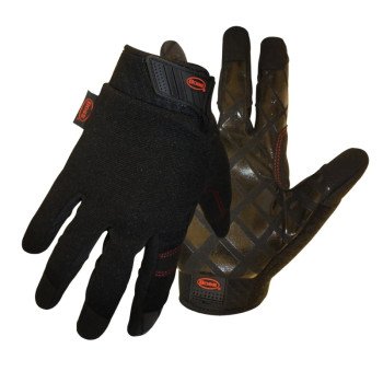 Boss 5211L Mechanic Gloves, L, Reinforced Thumb