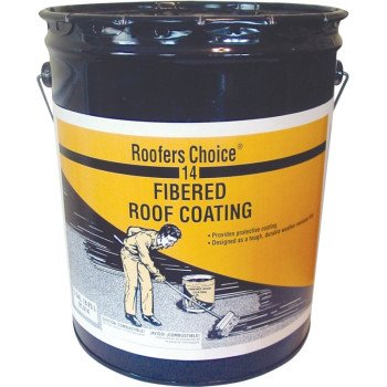 Henry Roofers Choice Series RC014070 Roof Coating, Black, 18.93 L Pail