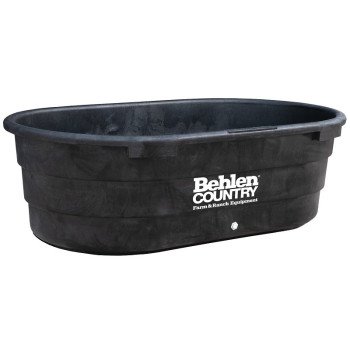 Behlen Country 52123005IFA Stock Tank, 300 gal Capacity, Foam/Rigid Poly, Black