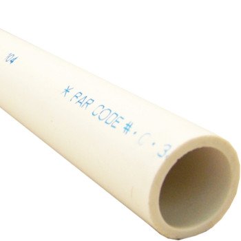 Charlotte Pipe PVC 23155 0600HC Pipe, 1/2 in, 10 ft L, PVC