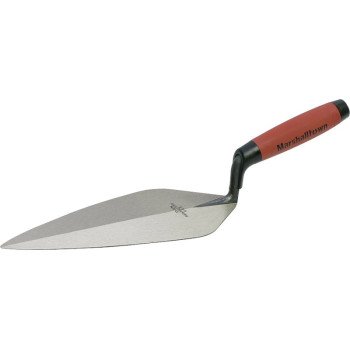 Marshalltown 33 13FG Brick Trowel, 13 in L Blade, 5-3/8 in W Blade, HCS Blade, DuraSoft Handle