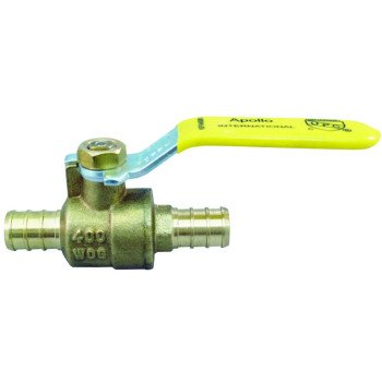 Apollo CPXV1212 Ball Valve, 1/2 x 1/2 in Connection, Crimp, Brass Body