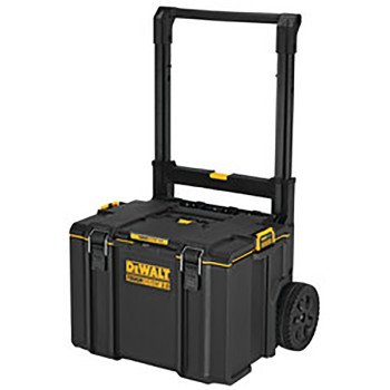 DEWALT ToughSystem 2.0 Series DWST08450 Rolling Tool Box, 250 lb, Plastic, Black