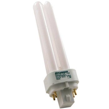 Sylvania 20667 Compact Fluorescent Bulb, 13 W, T4 Lamp, G24Q-1 Lamp Base, 900 Lumens, 4100 K Color Temp