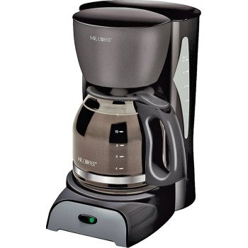 Mr. Coffee SK13-RB Coffee Maker, 12 Cups Capacity, 900 W, Black