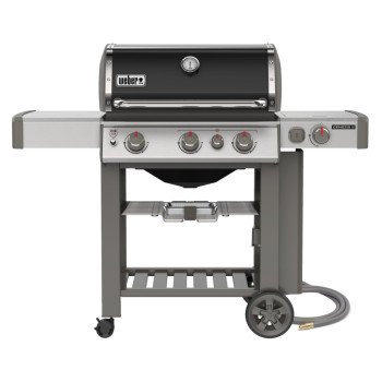 Weber GENESIS II 66012001 Grill, 39000 Btu BTU, Natural Gas, 3 -Burner, 513 sq-in Primary Cooking Surface, Black