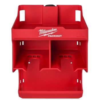 Milwaukee PACKOUT 48-22-8343 Tool Station, 25 lb Load, 10 in L, 9-1/2 in W, 14 in H, Polymer, Red