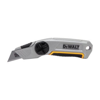 DeWALT T-060 Utility Knife, 2-1/2 in L Blade, 5/8 in W Blade, Metal Blade, Ergonomic Handle, Silver Handle