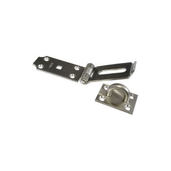 National Hardware V31 Series N342-550 Safety Hasp, 7-1/2 in L, Stainless Steel