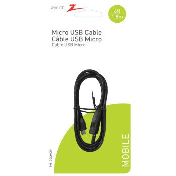 Zenith PM1006MCW USB Cable, White Sheath