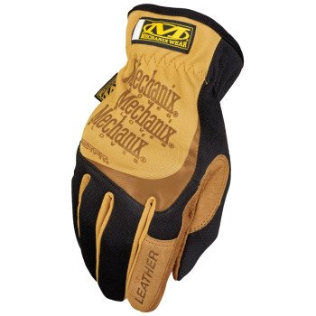 Mechanix Wear Durahide Series LFF-75-009 Mechanic Gloves, M, Keystone Thumb, Open Cuff, Leather, Tan