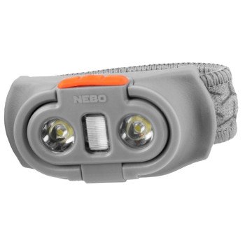 Nebo EINSTEIN NEB-HLP-0006 Headlamp, AAA Battery, Alkaline Battery, LED Lamp, 500, 262 ft Beam Distance, Black