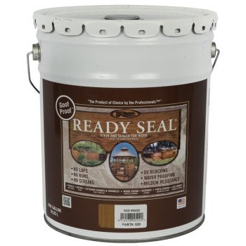 Ready Seal 520 Stain and Sealer, Redwood, 5 gal, Pail