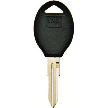 Hy-Ko 12005DA31 Automotive Key Blank, Brass/Plastic, Nickel, For: Nissan Vehicle Locks