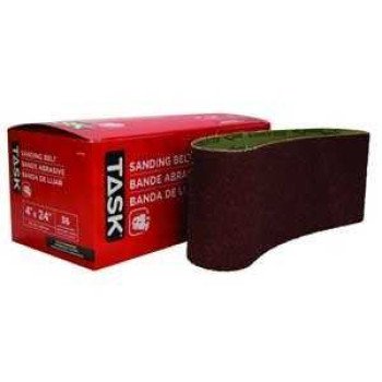 TASK 32136 Sanding Belt, 3 in W, 21 in L, 36 Grit, Aluminum Oxide Abrasive